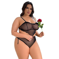 Thumbnail for Faja Luxe  Large size see-through sexy pajamas