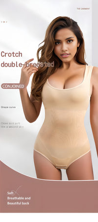 Thumbnail for Seamless hip-lifting and tummy-controlling bodysuit