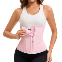 Thumbnail for Latex outer zipper waistband