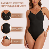 Thumbnail for Large size T-string body shaper