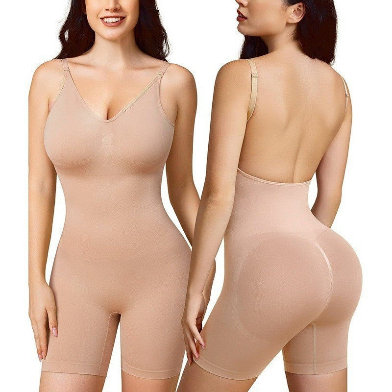 Sexy backless big U back bottoming corset