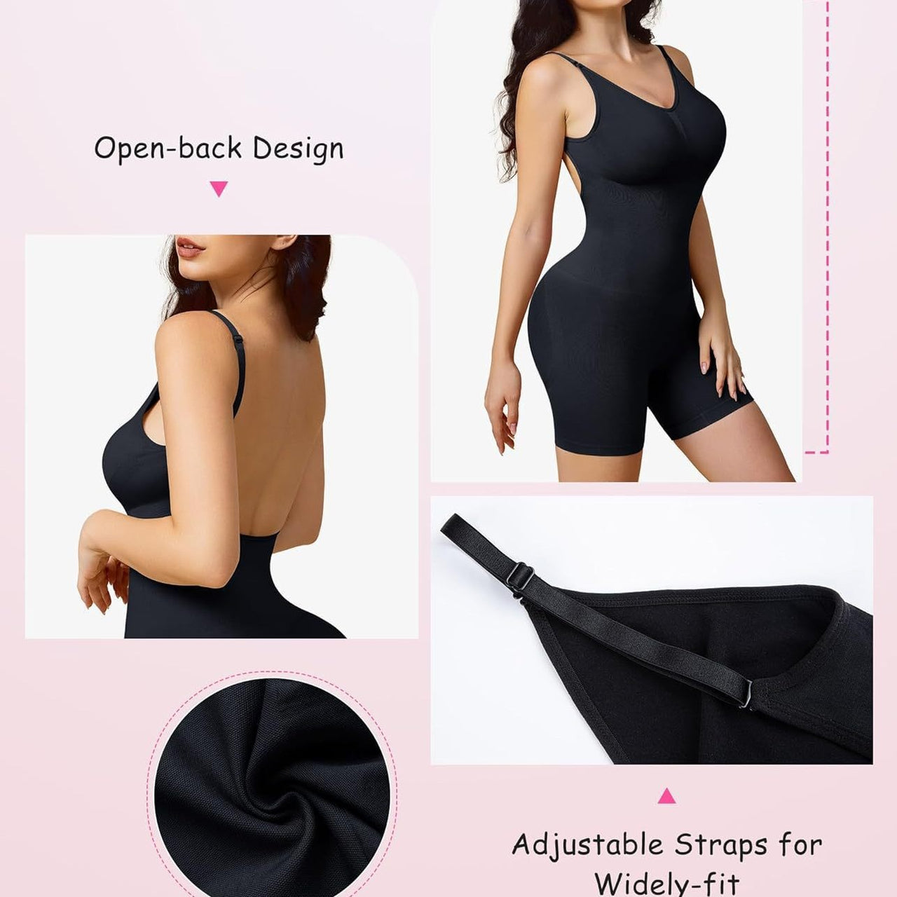 Sexy backless big U back bottoming corset