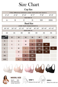 Thumbnail for Large size seamless push-up bra