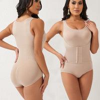 Thumbnail for Enhanced button-down body shaper