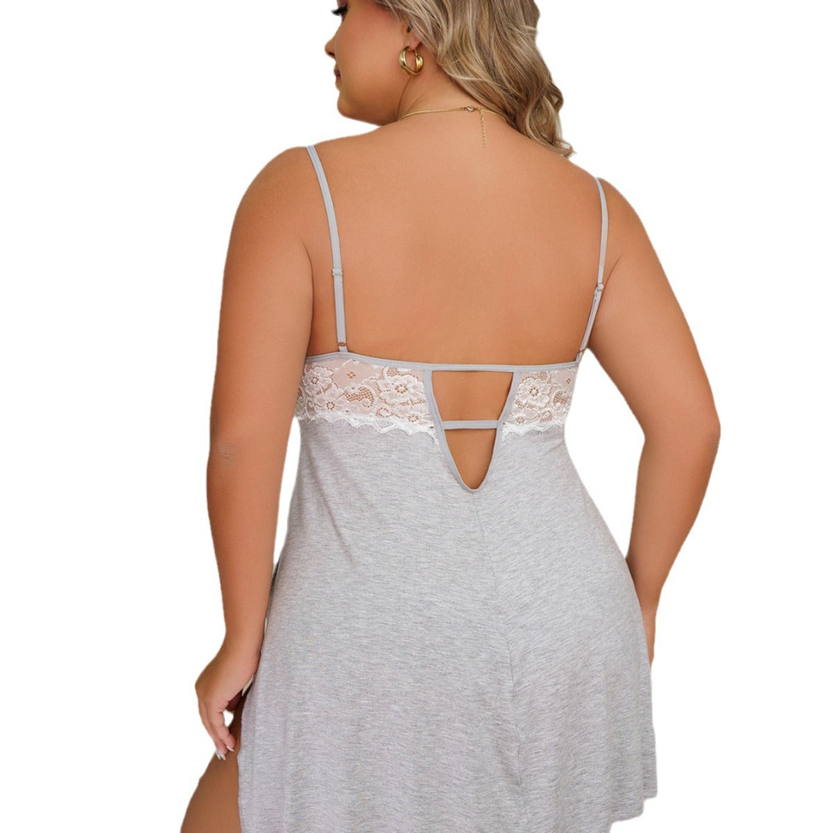 Faja Luxe Popular plus-size lace suspender pajamas