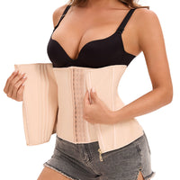 Thumbnail for Latex outer zipper waistband