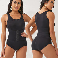 Thumbnail for Enhanced button-down body shaper