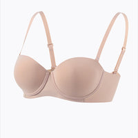 Thumbnail for Smooth and seamless half-cup beautiful back bra