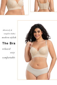 Thumbnail for Underwire bra to control breast augmentation and prevent sagging