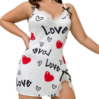 Thumbnail for Sexy lace suspender nightdress