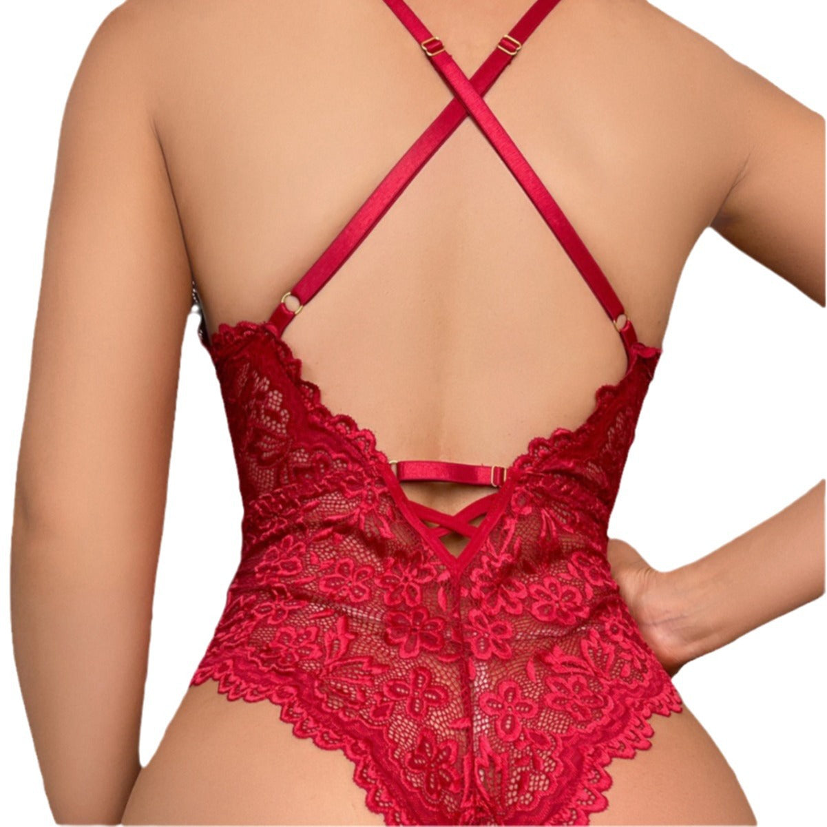 French backless sexy bodysuit
