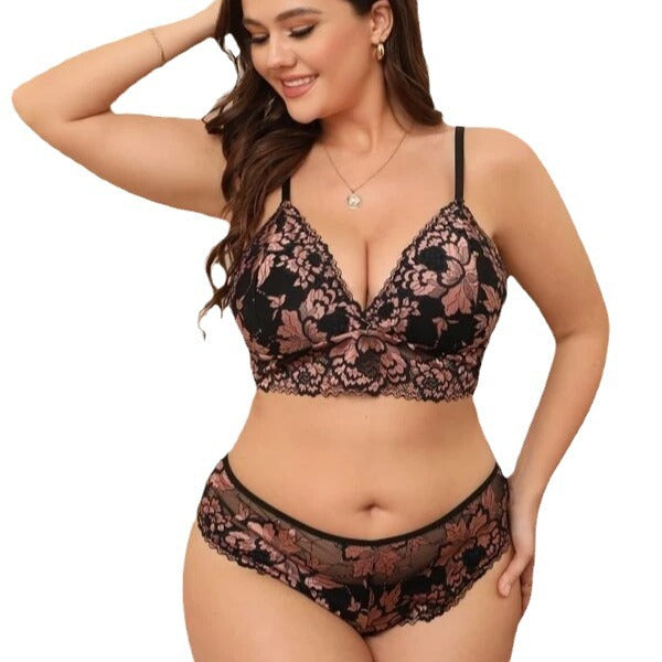 Embroidered Girls Underwear Set