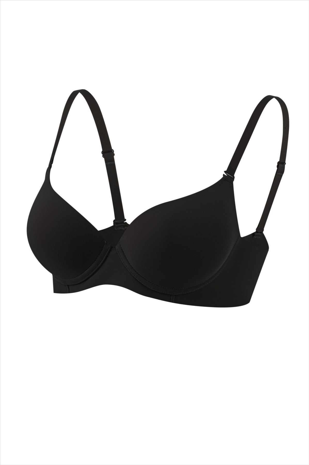 Smooth simple seamless one-piece thin bra