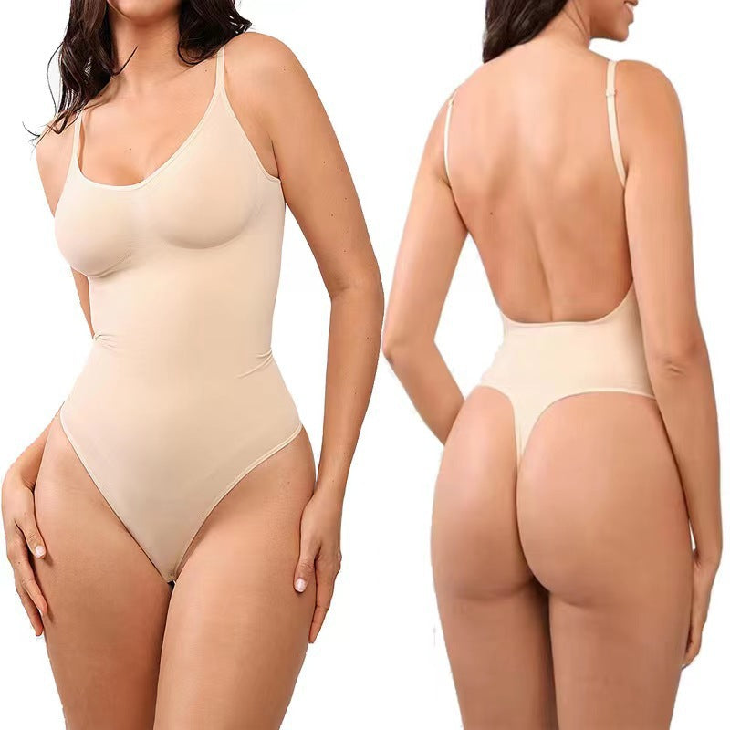 Large size T-string body shaper
