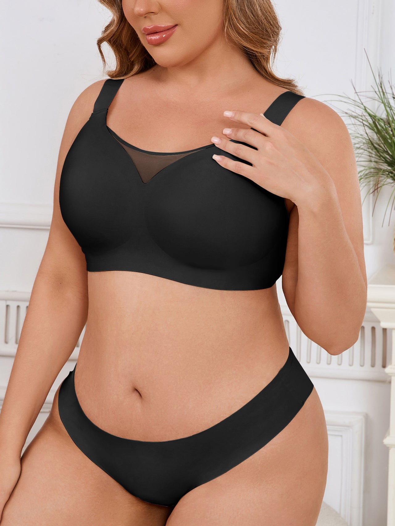 Big breasts make you look smaller with a jelly bra