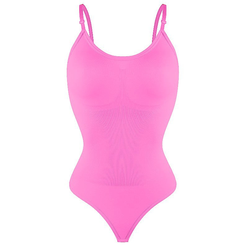 Enhanced triangle jumpsuit thong