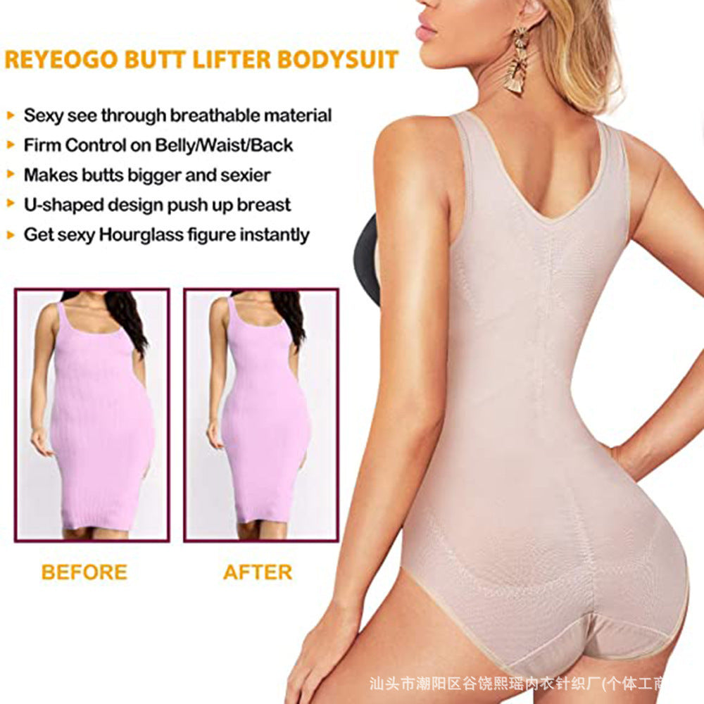 Shaping triangle body suit
