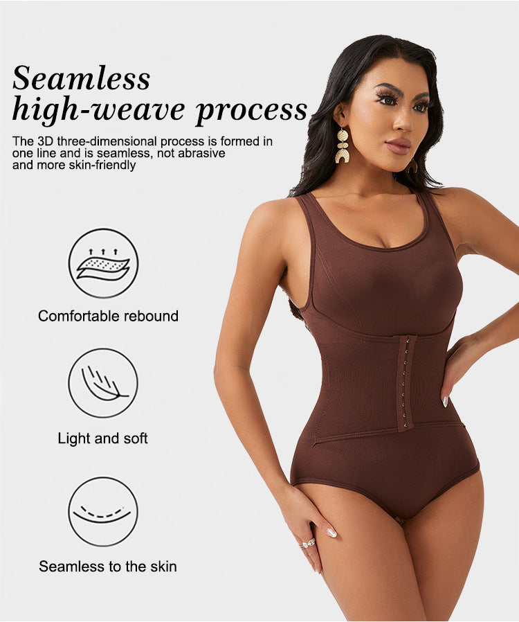 Enhanced button-down body shaper