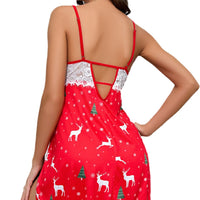 Thumbnail for Faja Luxe Lace Print Seductive Sexy Dress