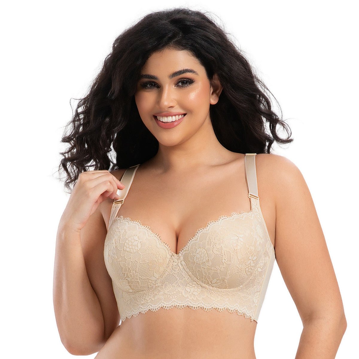 Underwire bra to control breast augmentation and prevent sagging