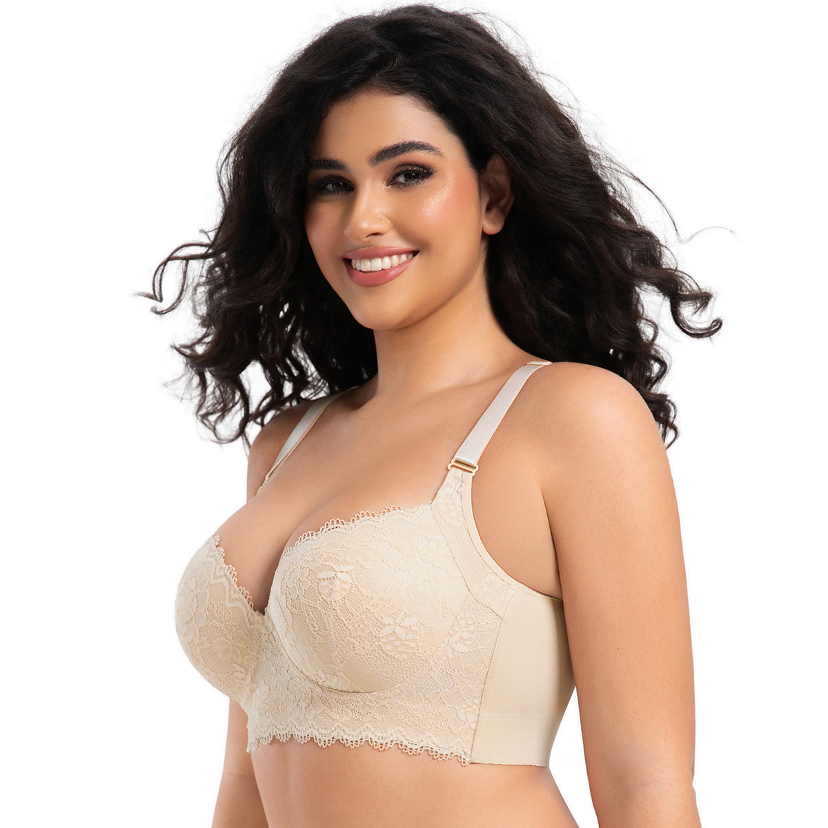 Underwire bra to control breast augmentation and prevent sagging