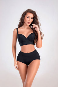 Thumbnail for Push-up and side-breasted adjustable underwire bra