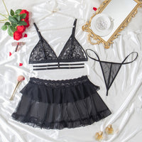 Thumbnail for Halter neck bikini bra and panty set