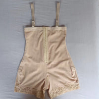 Thumbnail for Large-sized body shaping hip lift pants with a zipper