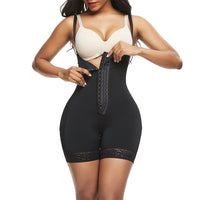 Thumbnail for Large-sized body shaping hip lift pants with a zipper