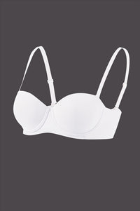 Thumbnail for Smooth and seamless half-cup beautiful back bra
