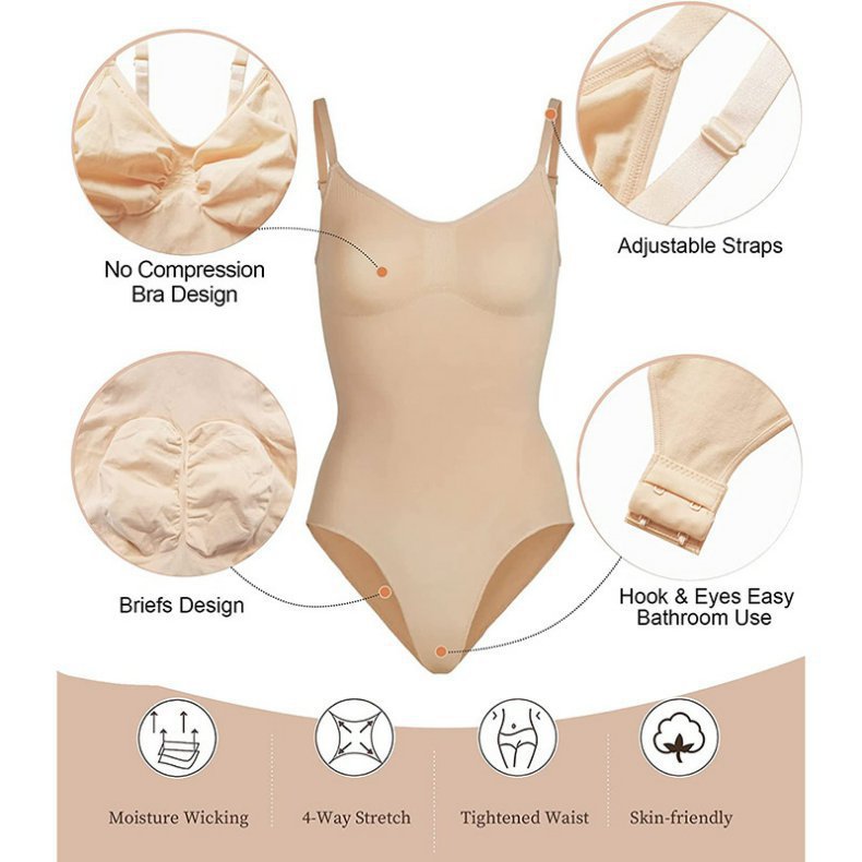 Enhanced triangle jumpsuit thong
