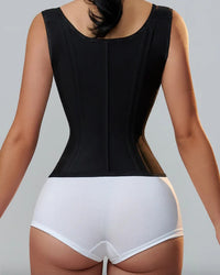Thumbnail for Double-layer steel-boned tight waist shaping top