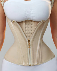 Thumbnail for Double-layer steel-boned tight waist shaping top