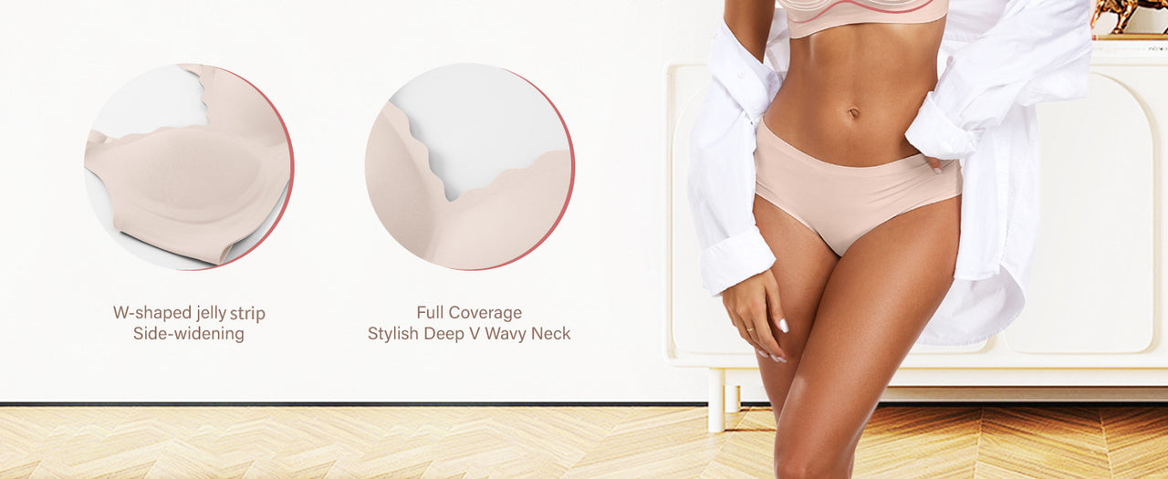 Large size seamless push-up bra