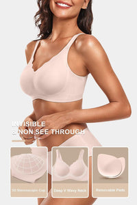 Thumbnail for Large size seamless push-up bra