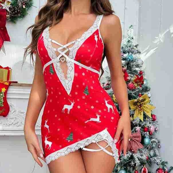 Christmas Collection Lace Dress