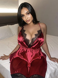 Thumbnail for See-through suspender dress