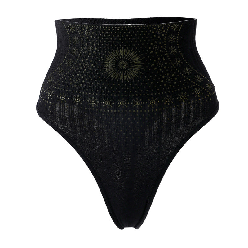 Printed Sexy Waisted Hip-Lifting Briefs