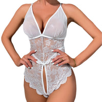 Thumbnail for Backless tights, no-take-off crotch sexy bodysuit