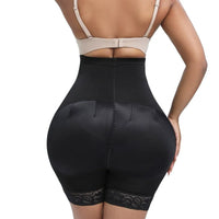 Thumbnail for Zipper hip-lifting pants with double layer compression