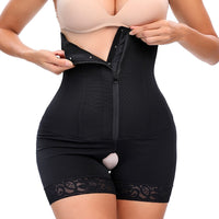 Thumbnail for Buttoned crotch-cinched hip-lifting pants